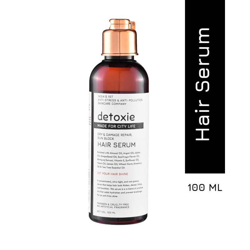 Detoxie Dry & Damage Repair, Sun Block Hair Serum 100ml