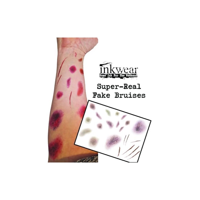 Realistic Fake Bruise & Scratch Tattoos – Professional-Quality Temporary Injury