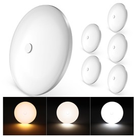 GZV RV Lights Interior, 12V RV LED Lights Interior, 4.5 RV LED Ceiling Puck Lights Interior 12V, 3 Color RV LED Lights for Inside/Camper/Trailer/Boat/Car (3000K/4000K/6000K, 6 Pack)