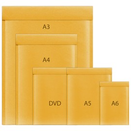 A5 Bubble Envelopes for Packaging Postage Peel & Seal Shipping Bag Mailers 10 Pack