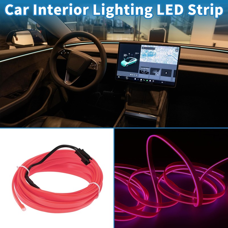 A ABSOPRO 3 Meter EL Wire Cable LED Glow String