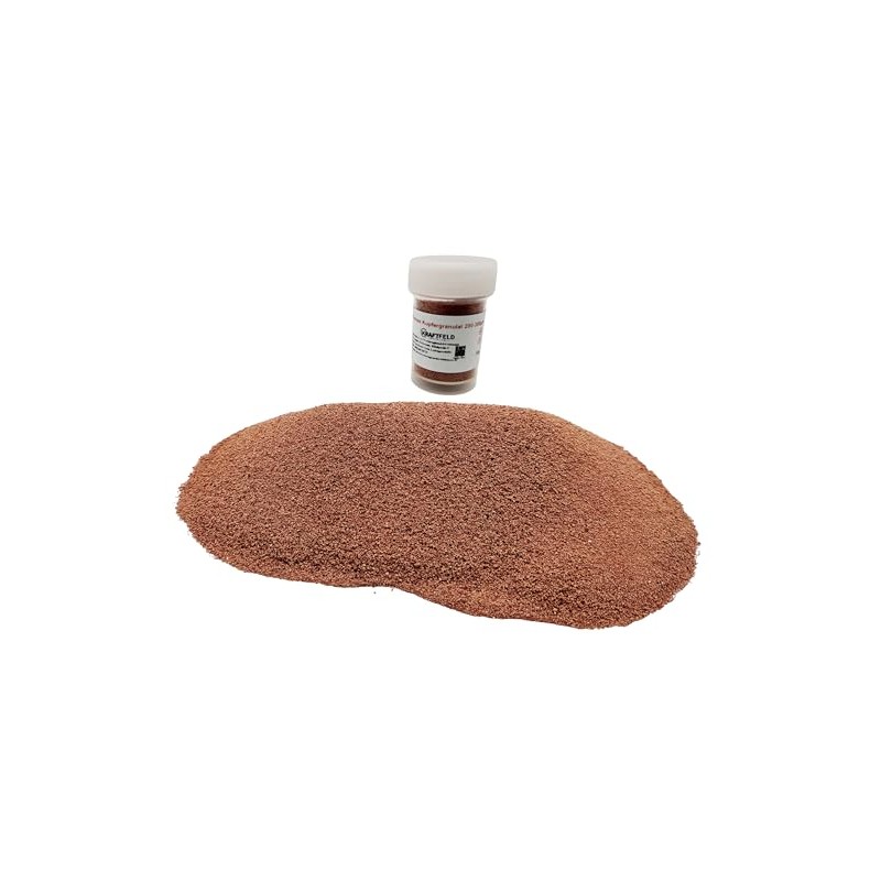 Very Fine Copper Granules Grain Approx. 250 µm Micrometeter 0.25