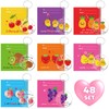 Sureio 48 Sets Valentines Day Gifts Bulk Cartoon Acrylic Keychain