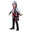 Childrens Costume Warrior Artus Junior Robe Gray Assassin Carnival (140)