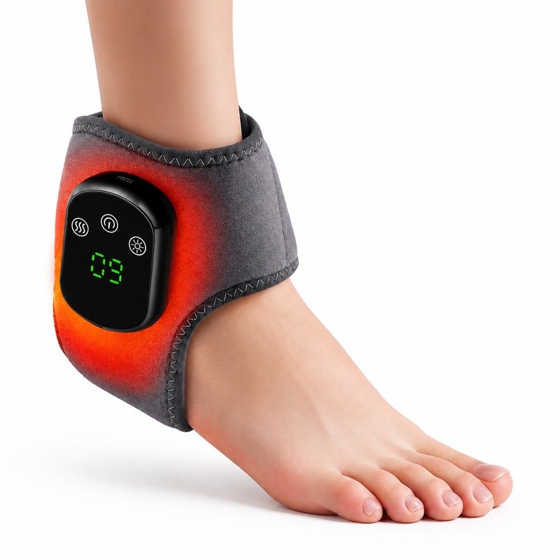 Portable Heated Foot & Hand & Neck Massager with Vibration