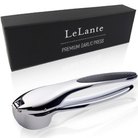LeLante Garlic Press, Garlic Crusher, Garlic Grater, Ginger