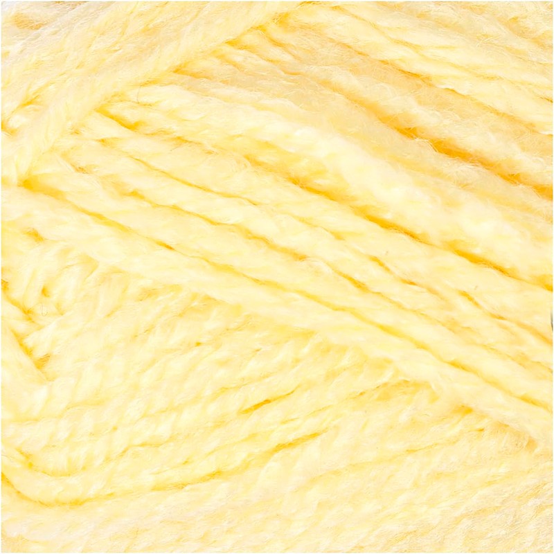 Fantasia Acrylic Yarn, L: 80 m, light yellow, 50g
