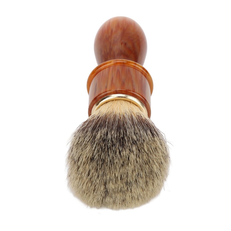 Men Shaving Brush Home Hair Salon Ergonomic Resin Handle Soft