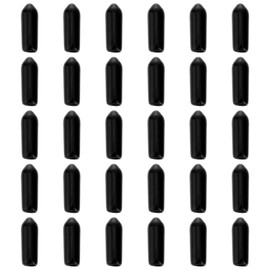 OSALADI 100PCS 4mm Dishwasher Prong Rack Caps Dishwasher Rack Tip Repair Tine Cover Caps Universal PVC Dishwasher Prong Rack Tip Flexible Round End Caps Shelf Organizer Tip Caps