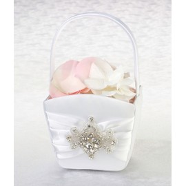 Lillian Rose Jeweled (FB430) Glamorous Rhinestone Flower Girl Basket