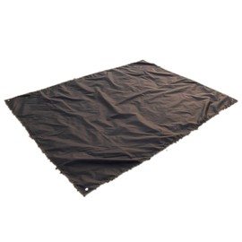 Aurorasports Waterproof Camping Tarp - Heavy Duty Multifunctional Outdoor Mat for Camping, Hiking, Picnic, Tent Pad, Backdrop with Carrying Case & 4 Spike (Black, 2 * 2m)
