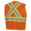 Pioneer V102195A-L/XL Hi-Viz Drop Shoulder Safety Vest with Snaps, Hi-Viz