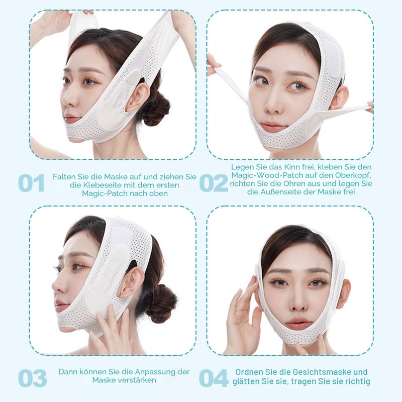 FUIPVGI Double Chin Reducer V Line Mask Cheeks Chin Lifting