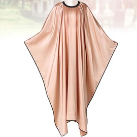 Minkissy Golden Hairdressing Cape Hair Cutting Cape Waterproof Haircut Apron Hairdressing Cover Salon Hairdresser Dress (Golden)