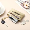SUIKIHUM PU Leather Coin Purse for Women, Mini Pouch Wallet