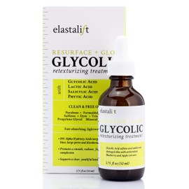 Elastalift Resurfacing Glycolic Acid Facial Peel Serum, Anti-Aging Dark Spot Corrector Facial Peel Reduces Enlarged Pores, Minimizes Fine Lines, Evens Skin Tone, Exfoliating Chemical Peel, 1.75 Fl Oz