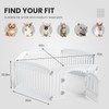 SMUG Plastic Dog Playpen | 6-Panel 24" Safe & Secure