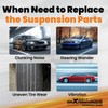 maXpeedingrods Rear Control Arm Toe Arm Adjustable for Honda Accord