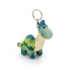 NICI 61570 Dino Snackilus Keyring 11 cm – Blue –