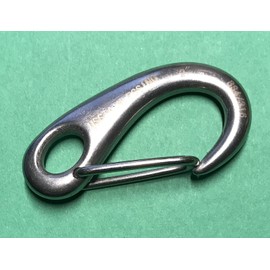 US STAINLESS Stainless Steel 316 Spring Gate Snap Hook Clip 2" Marine Grade Lobster Claw