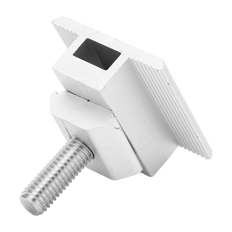 10Pcs Solar Panel Mid Clamps Waterproof Mount Aluminum Bracket Mounting