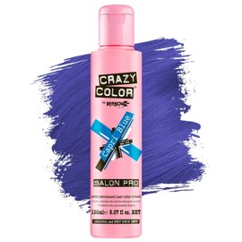 SALON CRAZY COLOR SEMI PERMANENT HAIR DYE COLOR 5.07 OZ #44 CAPRI BLUE