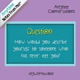 Lunch Box Notes for Kids - Lunch Notes From Me! “Anytime Conversations” - 101 tear-off Lunchbox Notes for Kids that Get Kids Talking - for fun at the dinner table and more! - Bored Kids Activities