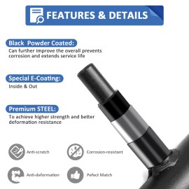 RI For 2020-2025 Polaris RZR PRO XP/PRO R/PRO S Steel UTV Nerf Bars Rock Sliders