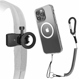 EZHIZHEYU Magnetic Cellphone Holder for Backpack Strap and Shoulder Strap,Use As Hiking/Climbing/Outdoor Phone Holder and Ensures Your Phone is Safe