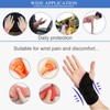 Chesoon 2 Pack Sport Wrist Braces with Removable Plastic Plate