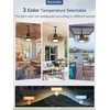 ZMISHIBO Outdoor Ceiling Fans with Lights for Patios, Plug in