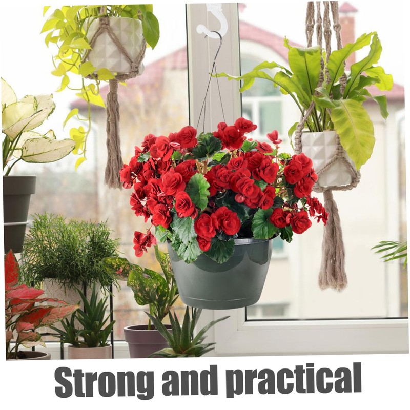 Levemolo 8 Sets Heavy Duty Ceiling Hooks for Hanging Plants