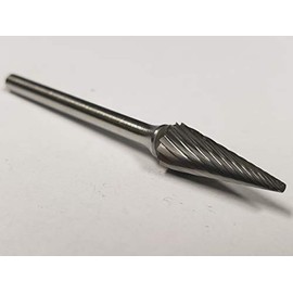 RedLine Tools - SM-51 .2500 Diameter Carbide Pointed Cone Shape SM Bur, Standard Cut, .5000 LOC, 1.8750 OAL - RB25138