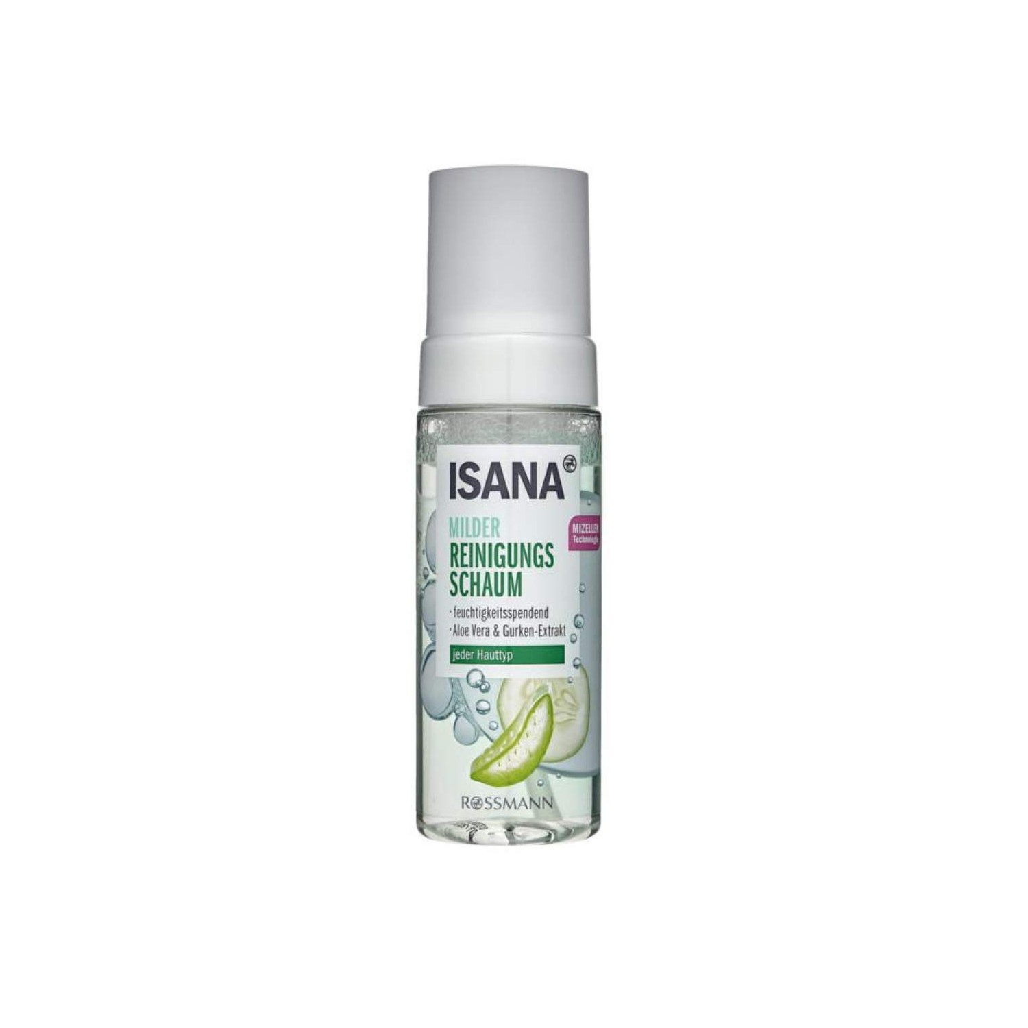 ISANA Clean + Care Mild Cleansing Foam - Any Skin Type, Moisturising ...