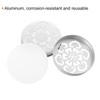 sourcing map 8pcs Aluminium Hollow Jar Lids 68mm Replacement Mason