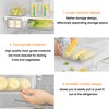 vacane Large Refrigerator Drawer with Removable 28 Grid Egg Tray,