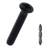 #6-32 x 1-3/8" Stainless Oval Head Machine Screws (50 pcs),