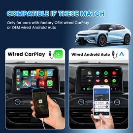 Wireless CarPlay Adapter CarlinKit CPC200-2Air for Wired CarPlay & Android Auto to Wireless, Easy to Operate, Quick to Connect.