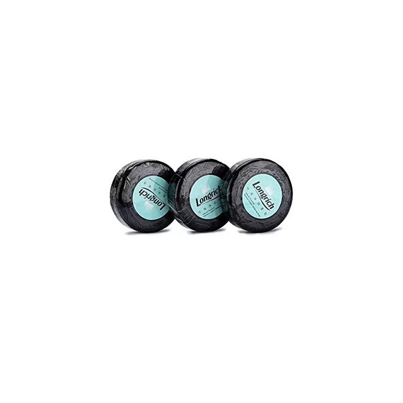 Longrich Bamboo Charcoal Soap, Black Soap,Brightening Soap for Fighting Pimples,