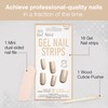 Ardell Nail Addict Gel Nail Strips - Cashmere Sands, LED/UV