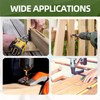 #10 x 1 (100 PCS) Modified Truss Head Wood Screws,