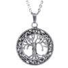 jonline24h Mens Womens Celtic Tree of Life Stainless Steel Pendant