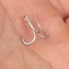 20Pcs High Carbon steel Strength Sharp Treble Hooks with Barb