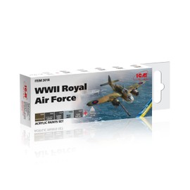 ICM 3018 - Acrylic paint set for WWII Royal Air Force