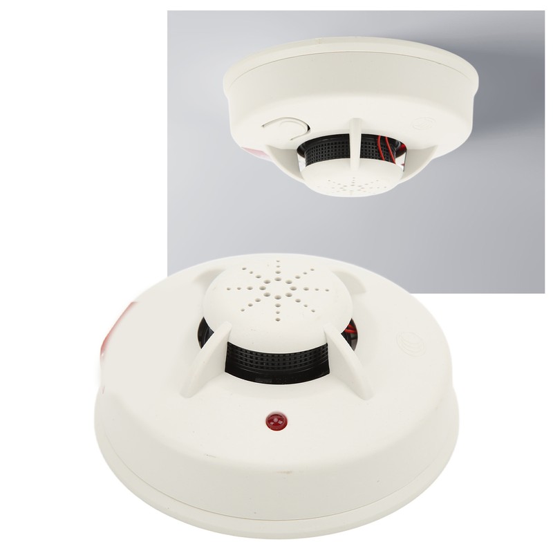 Smoke Alarm Battery Operated LED Indicator Quick Response Dustproof 360°