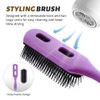 4 cepillos de pelo para mujer, peine para mujeres y