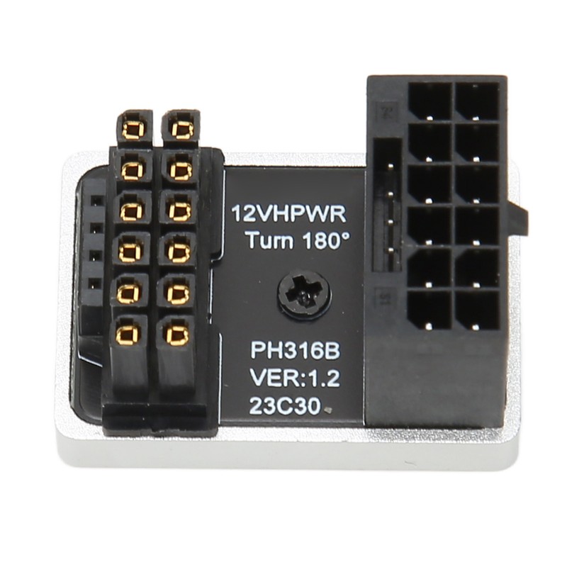 ATX 16Pin Male to 16pin Female 180 Degree Angled Adapter