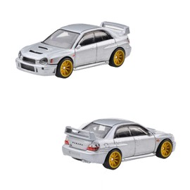 Hot Wheels HKF60 Premium 2-Pack Subaru Impreza WRX / '16 Subaru WRX STI [Mini Car] [3 Years Old and Up]