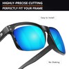 Alphax Ice Blue Polarized Replacement Lenses for Oakley Holbrook OO9102