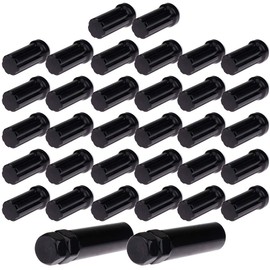 LSAILON 32 pcs Wheel Lug Nuts +2Keys 9/16" Closed for Dodge 1994-2010